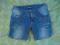 szorty krótkie spodenki 146 jeans WYCIERUCHY
