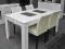 SKALI stół rozkładany biały połysk-RATY!*MEBLE88*