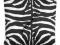 H&amp;M home poszewka nowa czarna zebra 50x50