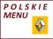 Polskie PL menu RENAULT - Warszawa