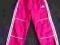 ADIDAS nowe spodnie dzewczęce 104 cm różowe