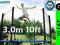 TRAMPOLINA 305cm +siatka +drabinka, WYSYŁKA GRATIS