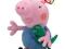 Swinka Peppa maskotka George z dinozaurem 18 cm TY