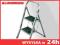 Drabina ALUMINIOWA składana 2 stopniowa model 3222