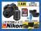 NIKON D3200 +18-55 VR II 55-200 8 ELEMENTÓW NOWOŚĆ