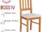 Krzesło Boss IV wykonane z drewna bukowego KOL.*