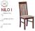 Krzesło NILO I wykonane z drewna bukowego KOL.*