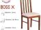 Krzesło Boss X wykonane z drewna bukowego KOL.*