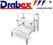 Drabiny drabina 3 stopniowa podest - pomost DRABEX