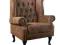FOTEL CHESTERFIELD vintage coffee fotele krzesła