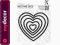 ZESTAW WYKROJNIKÓW X-CUT Nesting Dies Heart 5szt