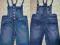 Y.d.JEANSOWE SPODENKI OGRODNICZKI 10-11lat 140-146