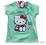 74cm Bluzeczk Hello Kitty z kokardką pistacja A497