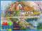 PUZZLE 3000 EL OBRAZ COTTAGE WITH SWANS 327