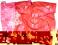 Yves Rocher różowe czerwone pareo