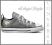 *CONVERSE* trampki METALIZOWANE SREBRNE UK11 28,5