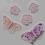 Motylki i kwiatki termo naszywka aplikacja hafty