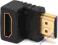 ZŁĄCZKA KĄTOWA HDMI  GNIAZDO HDMI WTYK HDMI