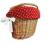 Wiklinowy kosz na rower, POLKA Red Bike Belle