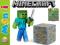 MINECRAFT Ruchoma Figurka ZOMBIE + AKCESORIA s*1