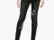JEANSY DENIM SLIM CZARNE H&amp;M MAMA CIAZOWE R 44