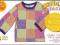 Bawełniana Bluzka Koszulka Kolorowe Koła Mala 74cm