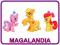 MY LITTLE PONY ZESTAW 3 FIGURKI KUCYKI MLP A2032
