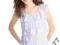 BB428 CFL ŚLICZNA BIAŁA BLUZKA Z FALBANKAMI 146