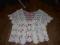 SLICZNA  KAMIZELKA  BAWELNIANA GIPIURA