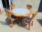 STÓŁ DĘBOWY + 4 KRZESŁA  , holenderski!!!