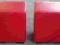 KARE DESIGN CZERWONE PUFY SIEDZISKA BDB