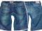 PIXEL * Jeansowe krótkie spodenki, bermudy * 140