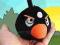 ANGRY BIRDS CZARNY PTASZEK MASKOTKA BRELOK HD FV