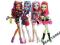 ZESTAW 4 LALKI MONSTER HIGH LALKA VENUS GHOULIA