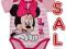 DISNEY MYSZKA MINNIE BODY RÓŻOWE 86 B957