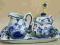 CUKIERNICA + MLECZNIK + ŁYŻECZKA + TACA * DELFT