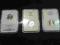 ZESTAW 3 monet w gradingu