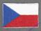 FLAGA Czechy TERMO naszywka setki wzorów MOTOHAFT
