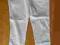 Ciążowe spodnie rurki białe 38 M