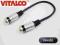 łącznik kabel 2 gniazda mini jack stereo VITALCO