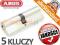 WKŁADKA ABUS Nikiel 45/50 KLASA C ATEST 5 KLUCZY !