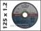 TARCZE Tarcza do cięcia metalu FELMAN  125 x 1,2