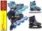 Rolki Łyżworolki Abec5 SPOKEY łyżwy 2w1 rozm 30-41