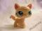 littlest pet shop figurka unikat KOTEK SHORTHAIR