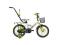 ROWER BMX 14 WHITE/GREEN MBIKE TYLKO U NAS