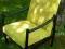 Fotel po renowacji tapicerskiej+poduszka, PRL (1).