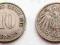 NIEMCY IMPERIUM 10 PFENNIG 1910 A RZADKA