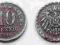 NIEMCY IMPERIUM 10 PFENNIG 1916 D ŻELAZO