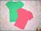 6268-46 .MARKS&amp;SPENCER. T-SHIRT PINK GREEN r46