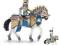 SCHLEICH Rycerz Gryfa z lancą na koniu